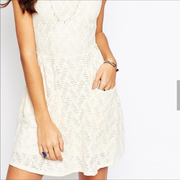 NWT Free People Lace Mini Dress - Picture 4 of 8